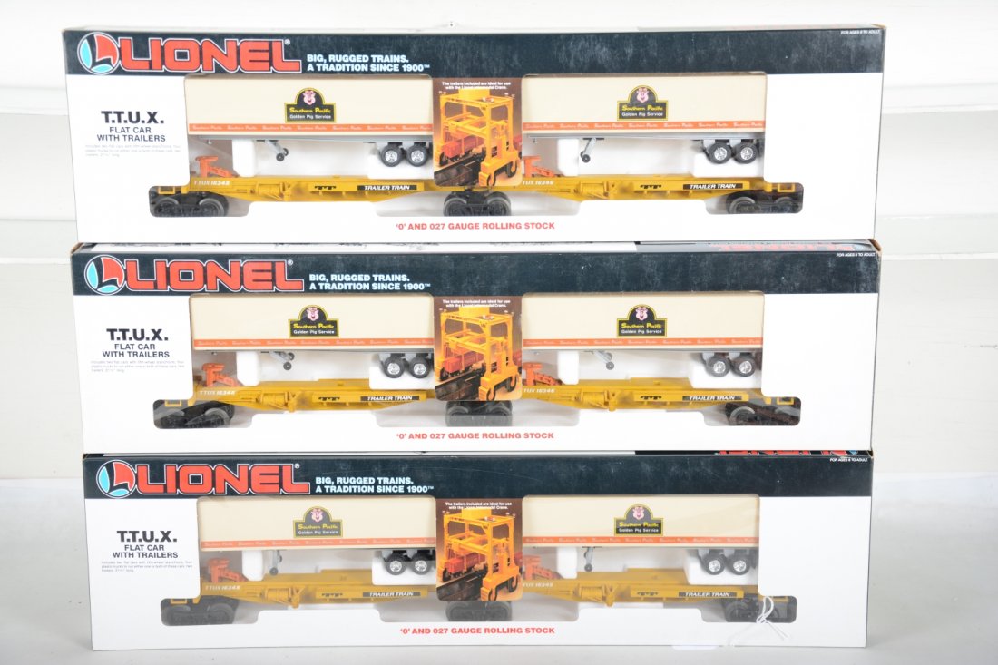 3 Lionel 16345 SP TTUX Flats (1 of 2)