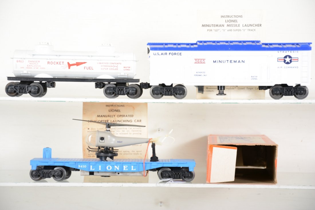 LN Lionel 3410, 3665 & 6463 Space Cars (1 of 5)