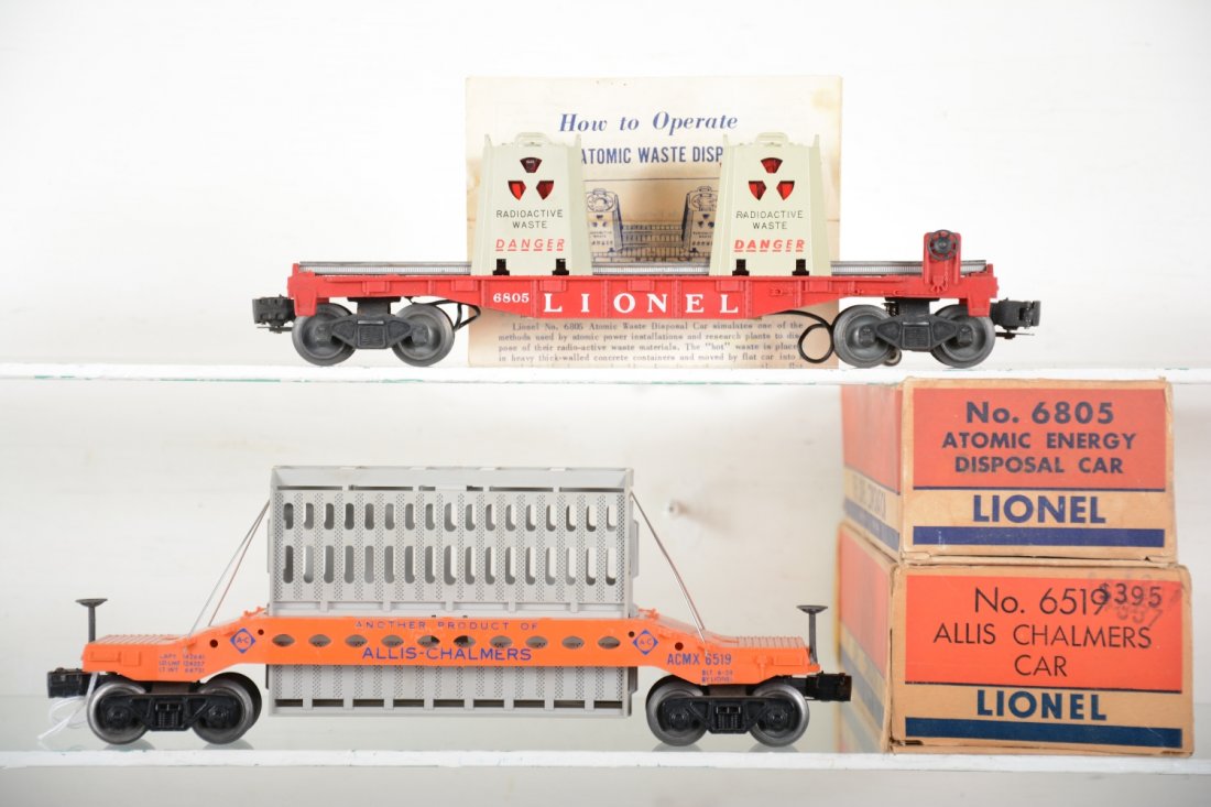 Clean Boxed Lionel 6805 & 6519 Freight Cars (1 of 4)