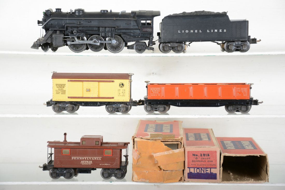 Lionel 225 Steam Freight Set, 3 Boxes (1 of 4)