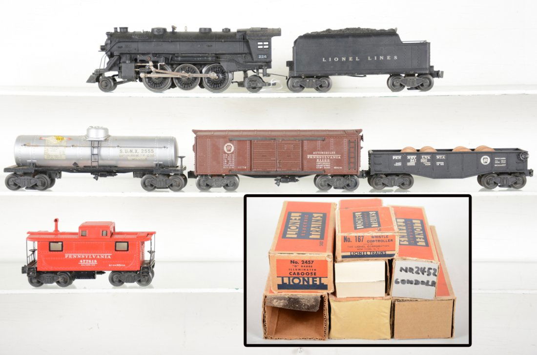 Early Boxed Lionel 224 Set (1 of 7)