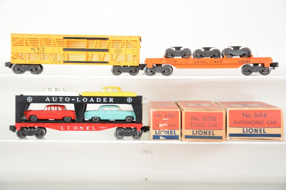 Nice Boxed Lionel 6414, 6362 & 6356 Freights (1 of 4)