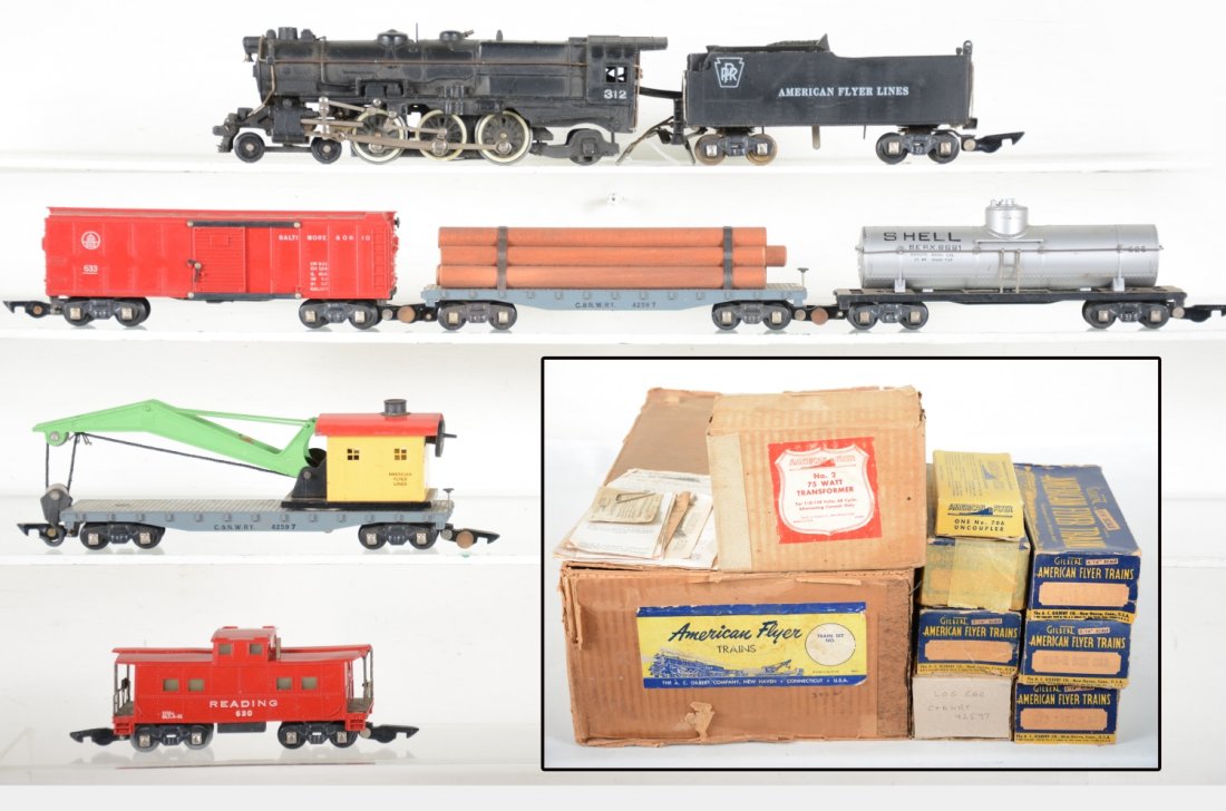 Boxed American Flyer 312 Freight Set (1 of 7)