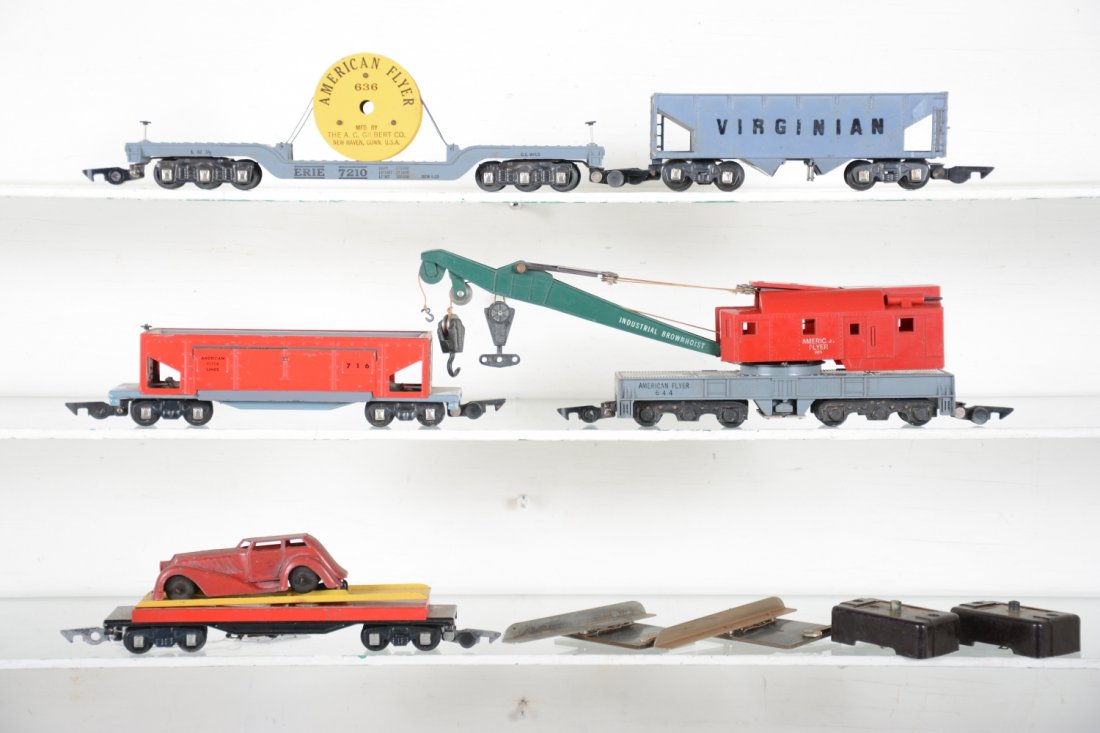 Clean American Flyer Freight Cars (1 of 4)