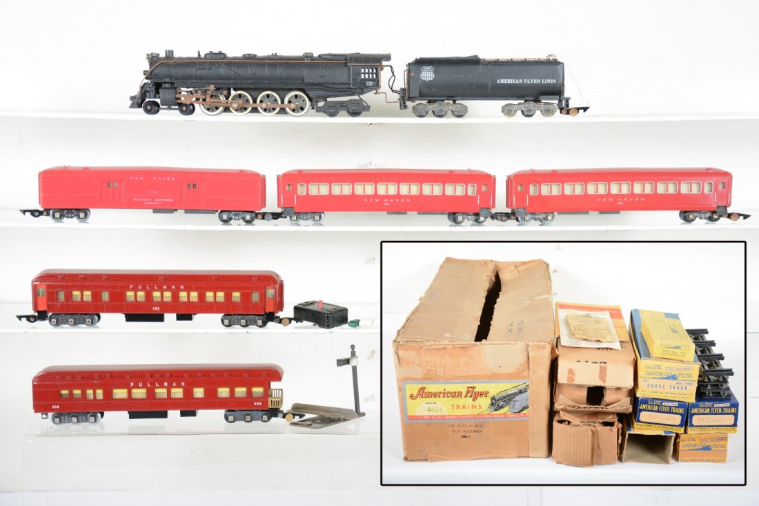 Scarce Boxed American Flyer 322 Set 4621 (1 of 7)