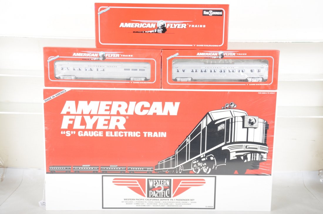 American Flyer Lionel 49604 WP Zephyr Set, Plus (1 of 2)