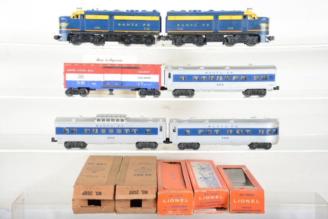 Clean Boxed Lionel 208 Set (1626W) (1 of 4)