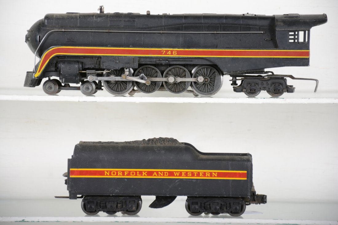 Restored Lionel 746 N&W J Steam Locomotive (1 of 4)