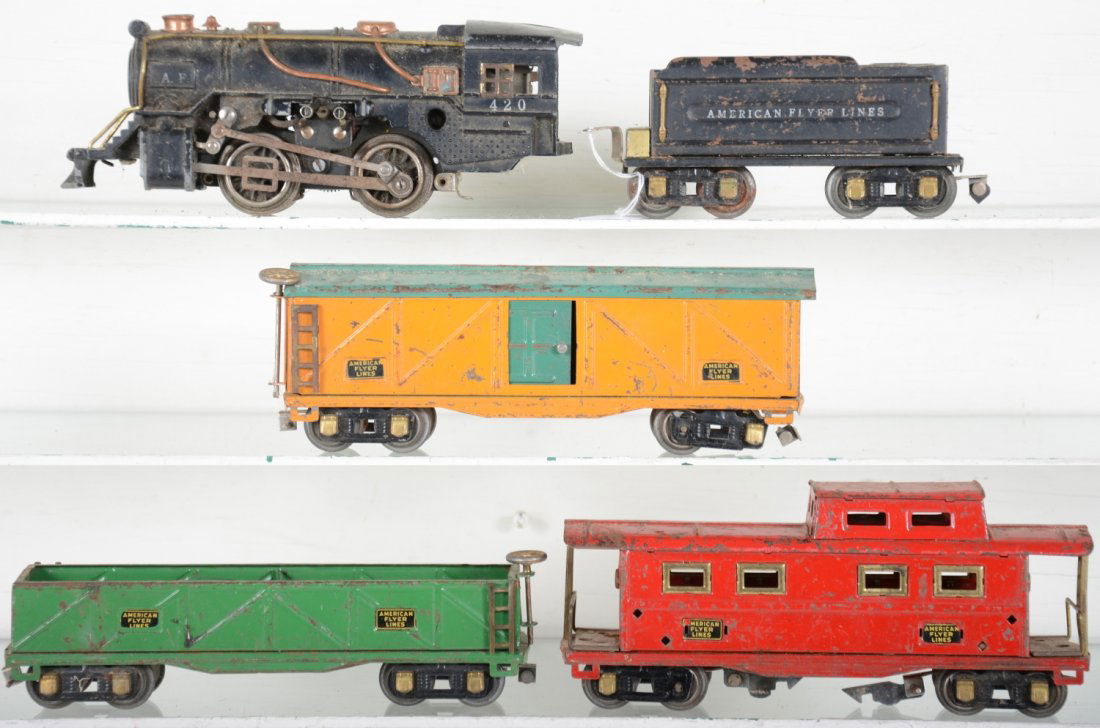 American Flyer Prewar Freight Set (1 of 4)