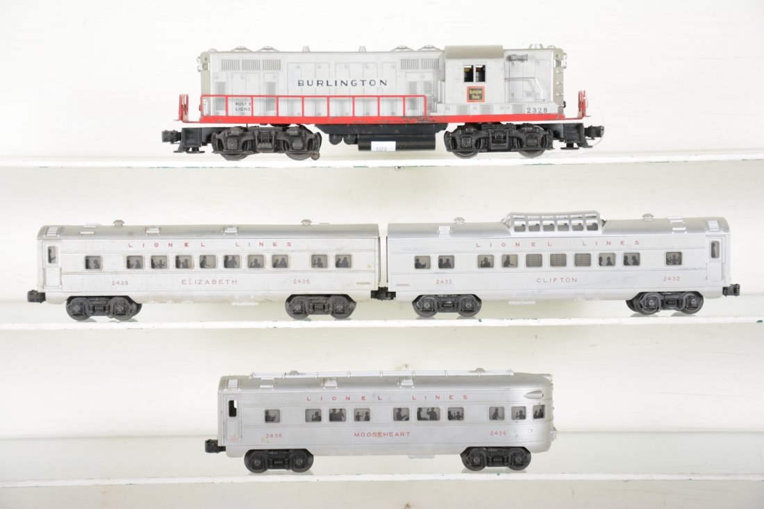 Lionel 2328 Burlington Set (1534W) (1 of 4)