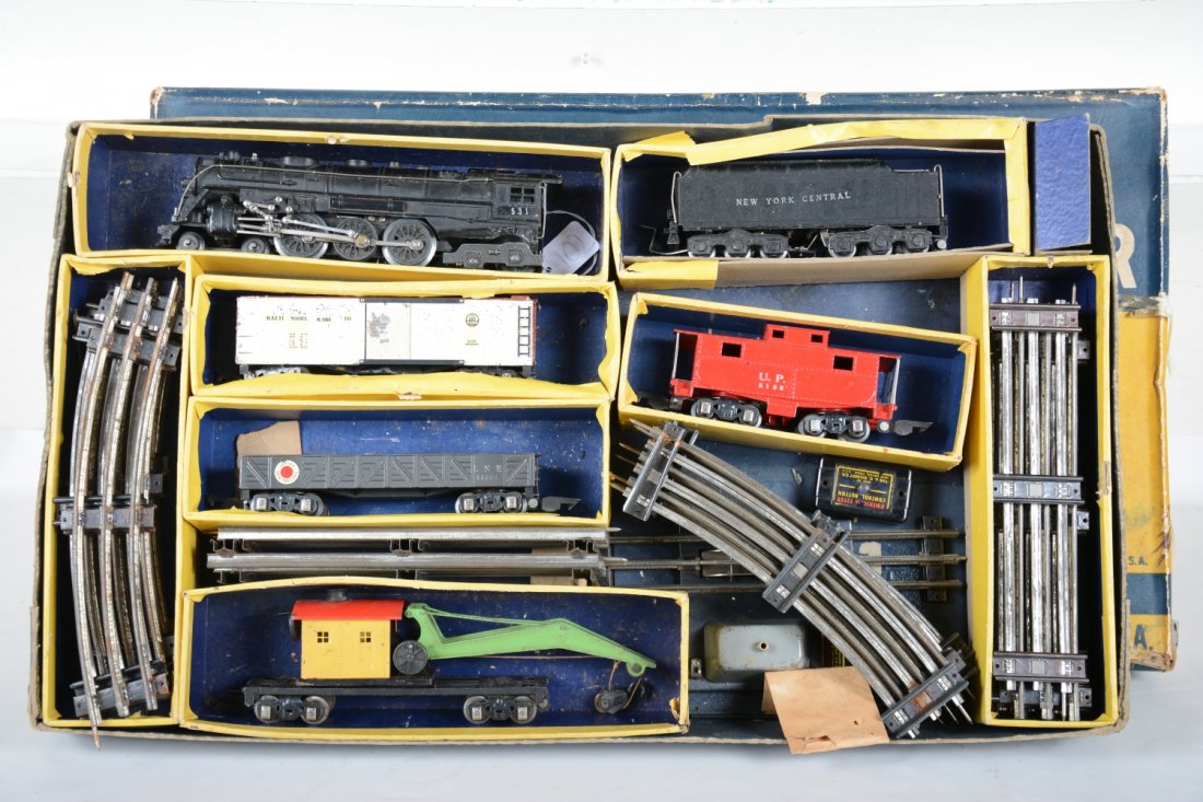 Scarce Boxed American Flyer 3/16 set 4130 (1 of 6)