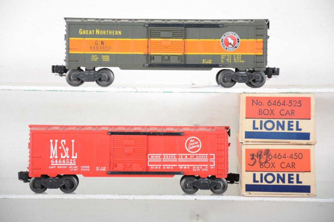 LN Boxed Lionel 6464 Boxcars (1 of 4)