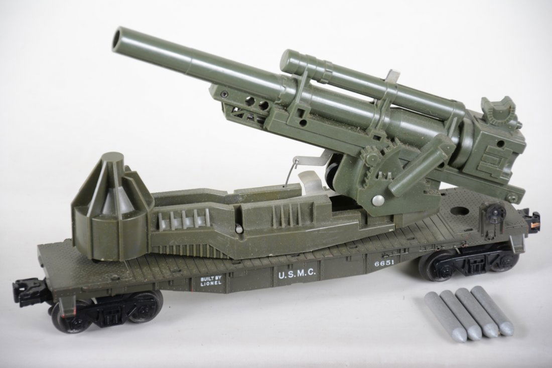 Nice Lionel 6651 Big Bertha Cannon Car (1 of 4)