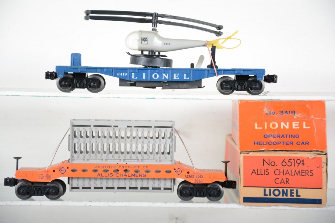 Nice Boxed Lionel 6519 & 3419 Freight Cars (1 of 4)