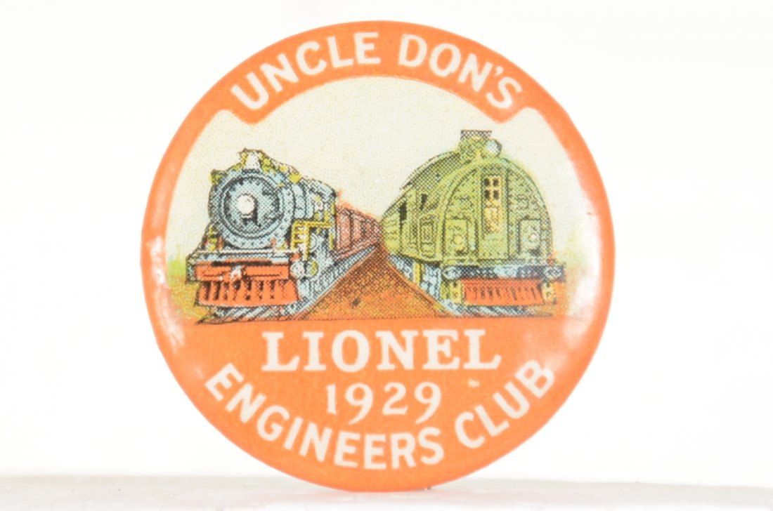RARE Lionel 1929 Engineers Club Pin (1 of 2)
