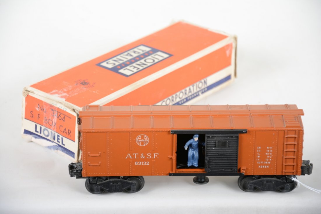 RARE Boxed Lionel Tan 3464 SF Boxcar (1 of 5)