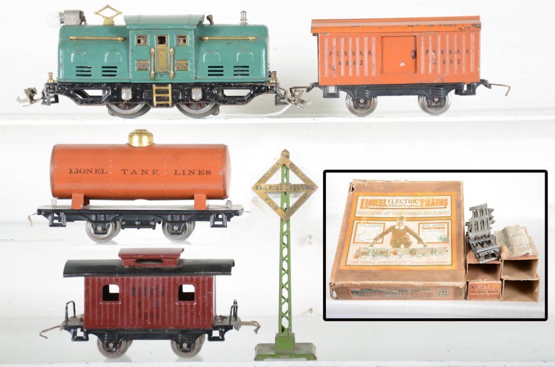 Unusual 1927 Boxed Lionel Set 291 (1 of 7)