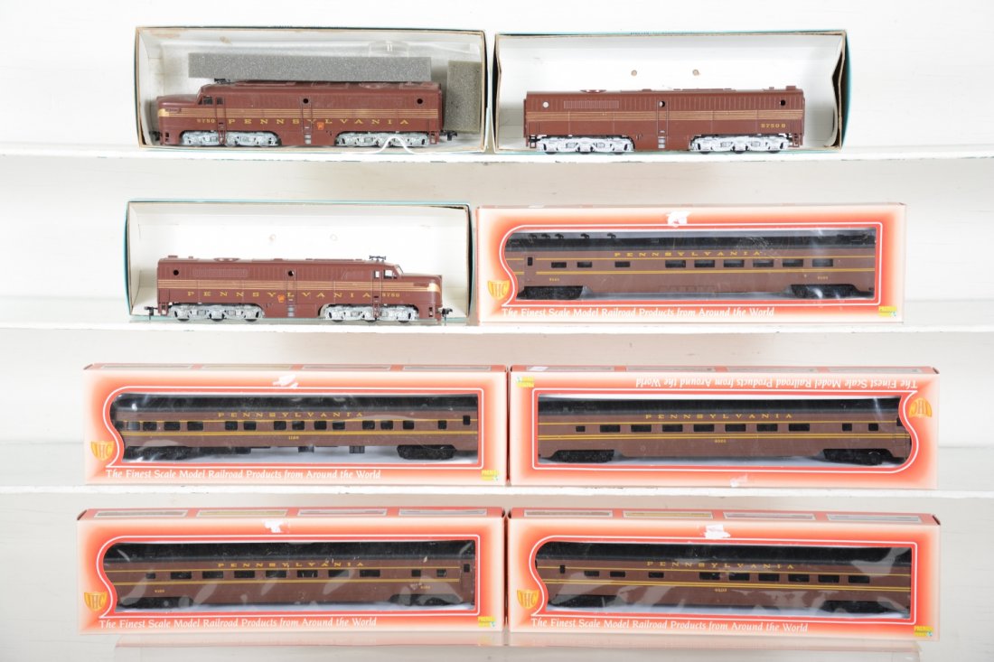 Boxed IHC & Athearn HO PRR Passenger Set (1 of 2)