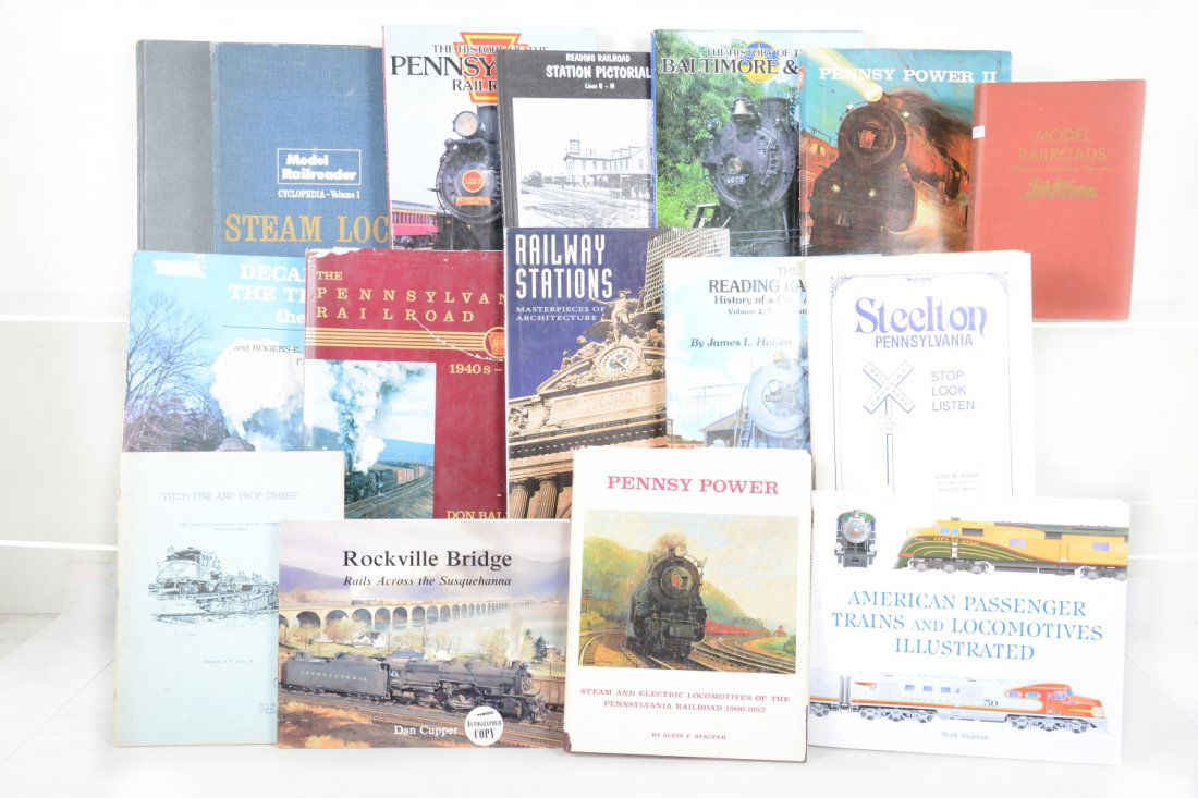 Nice Group 15 Railroad Books (1 of 2)