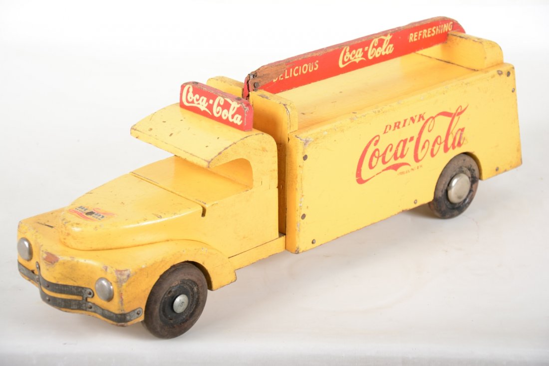 Scarce Buddy L Wooden Coca-Cola Truck (1 of 2)