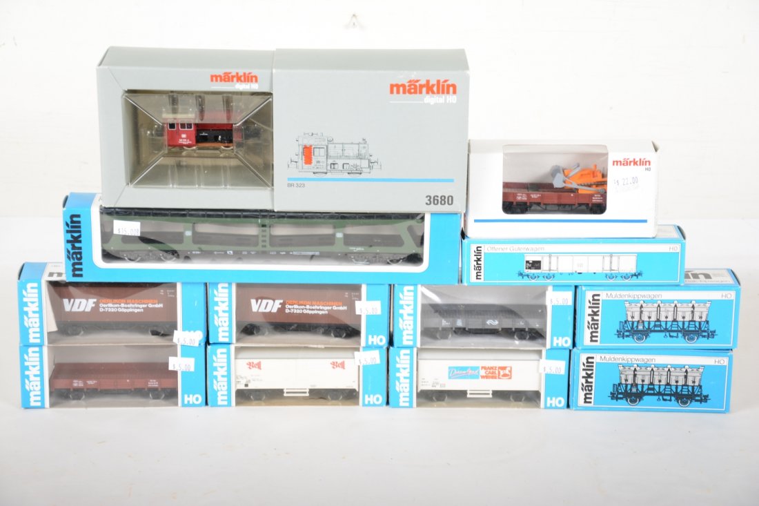 Boxed Marklin HO Diesel Freight Set (1 of 2)