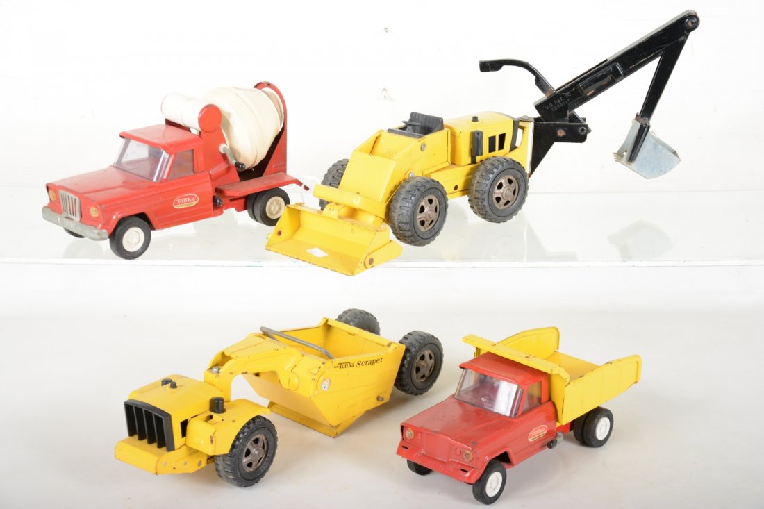 4 Mini-Tonka Trucks (1 of 2)