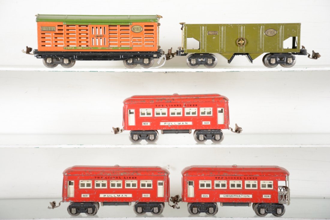 Clean Lionel Prewar Rolling Stock (1 of 4)