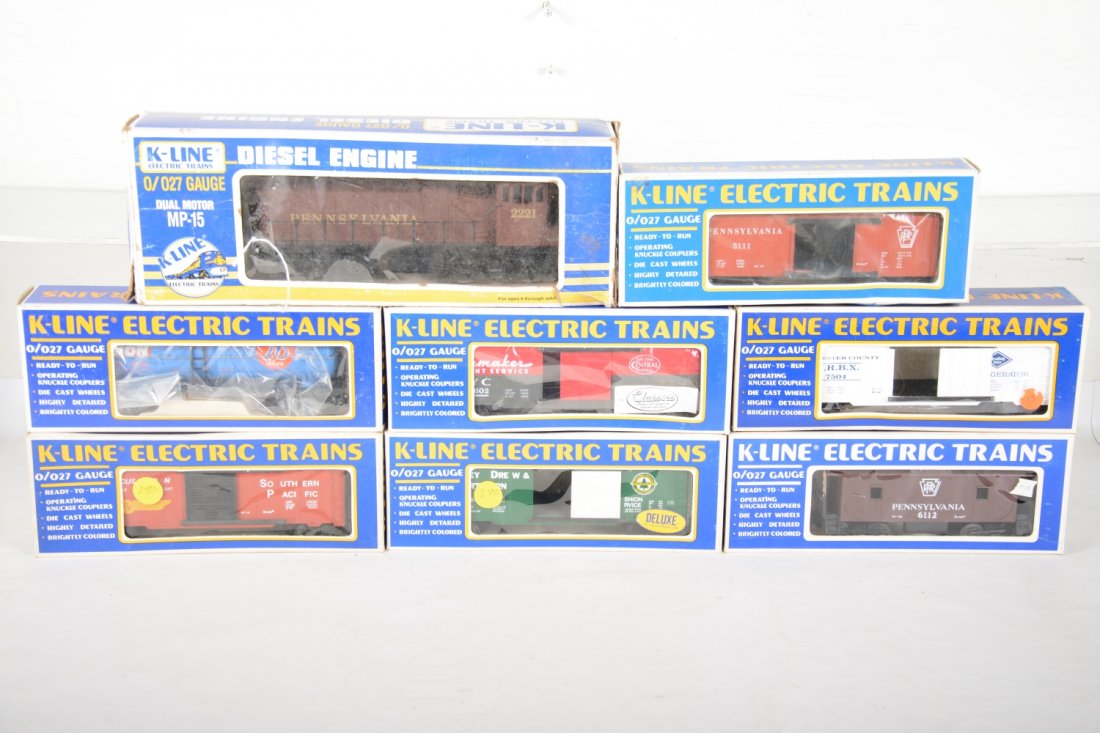 K-Line PRR Diesel Freight Set (1 of 2)
