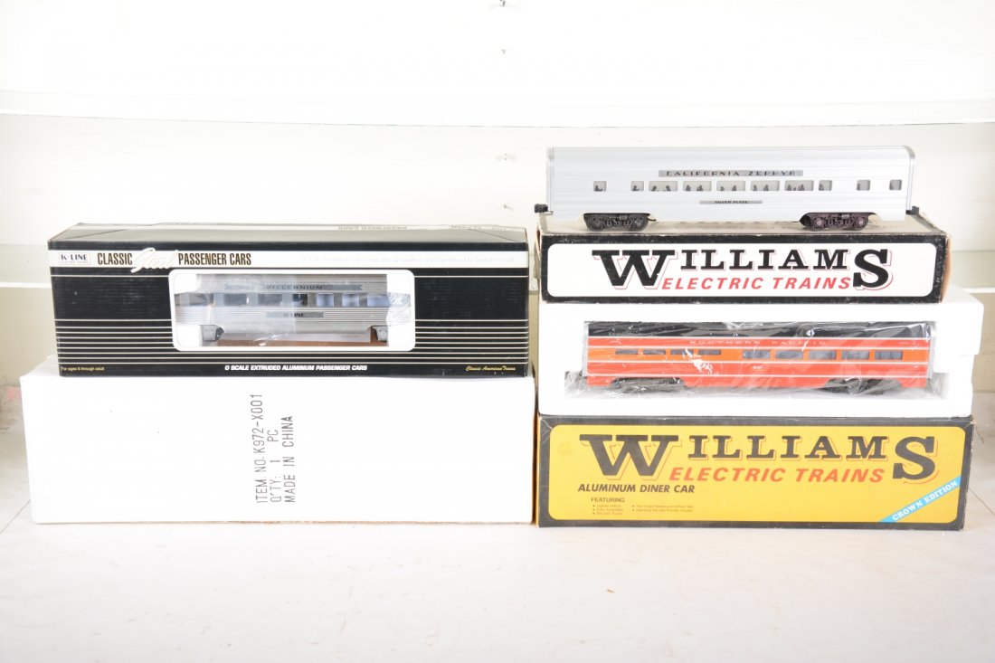 Williams & K-Line Aluminum Passenger Cars (1 of 2)