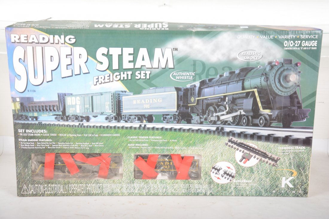 K-Line 1126 Reading Super Steam Freight (1 of 3)