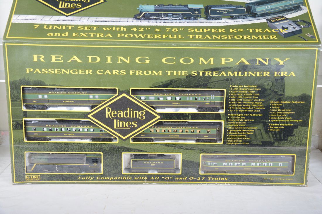 K-Line 1524 Reading Company Streamliner Set (1 of 3)