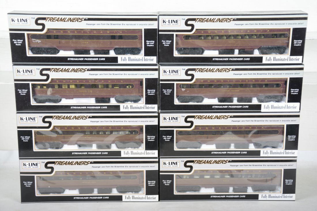 K-Line PRR Modernism Streamline Cars (1 of 2)