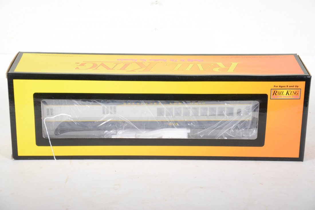 MTH RailKing 30-2134-0 B&O Doodlebug: Nice interurban with light & horn. It appear new in box with shipper, C10
