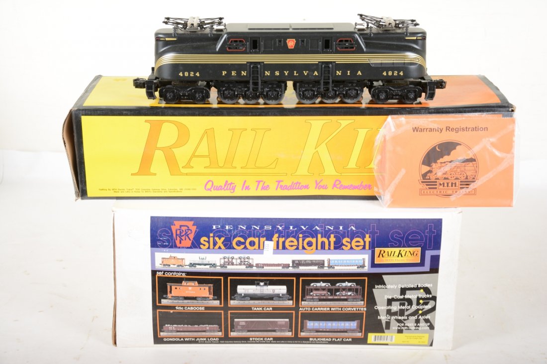 MTH RailKing PRR GG1 Freight Set (1 of 2)