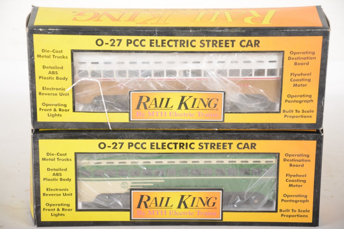 2 MTH RailKing Street Cars (1 of 2)