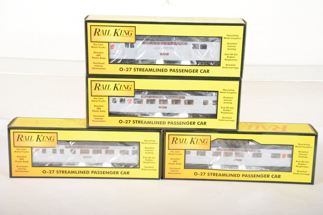MTH RailKing 30-6070 PRR Streamline Passenger Cars (1 of 2)