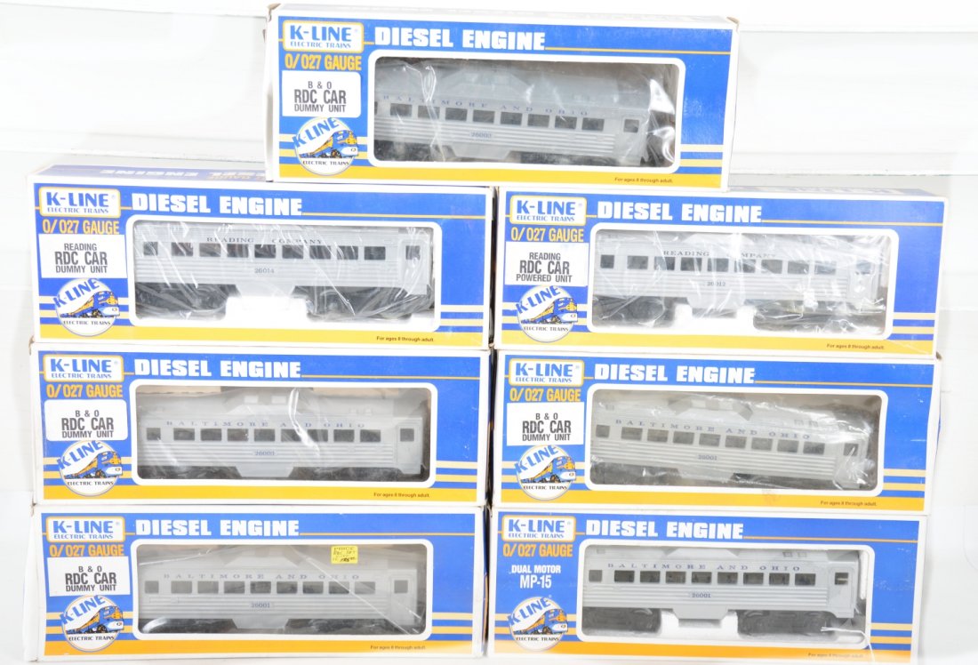 K-Line RDC B&O Budd Train Set (1 of 2)