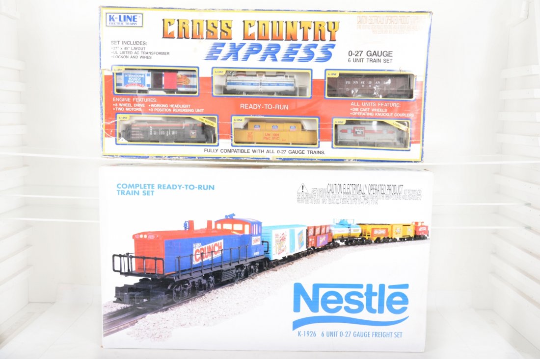 2 K-Line Diesel Freight Sets (1 of 2)
