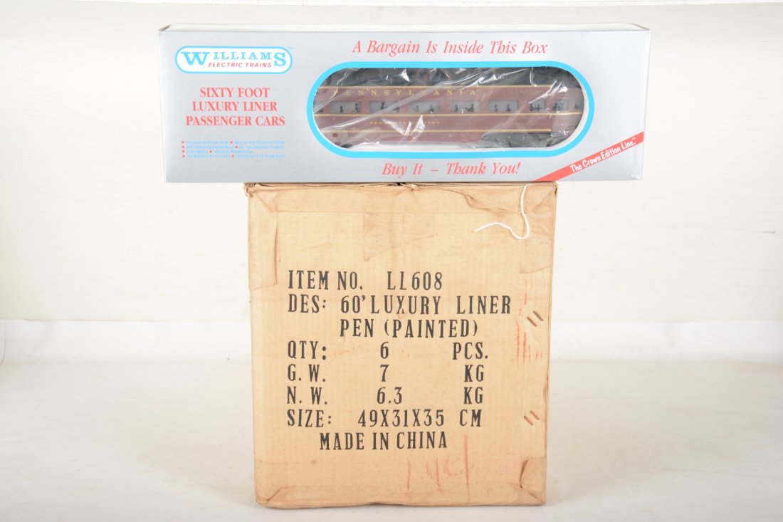 Williams LL608 PRR Luxury Liner Cars (1 of 1)