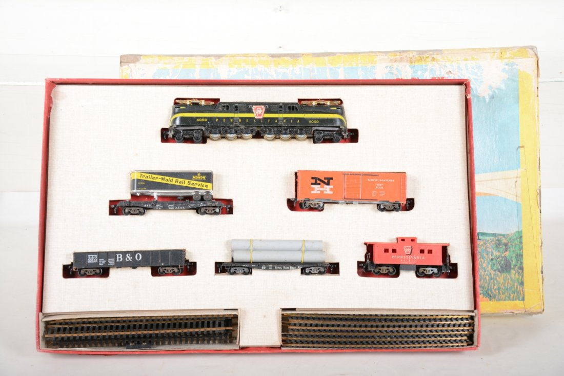 Boxed Early Penn Line HO GG1 Set 5971 (1 of 7)