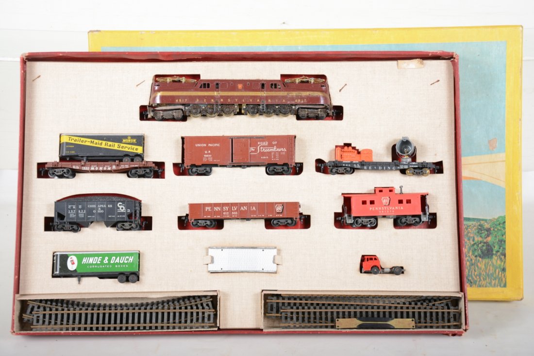 Boxed Early Penn Line HO GG1 Set 5702 (1 of 7)