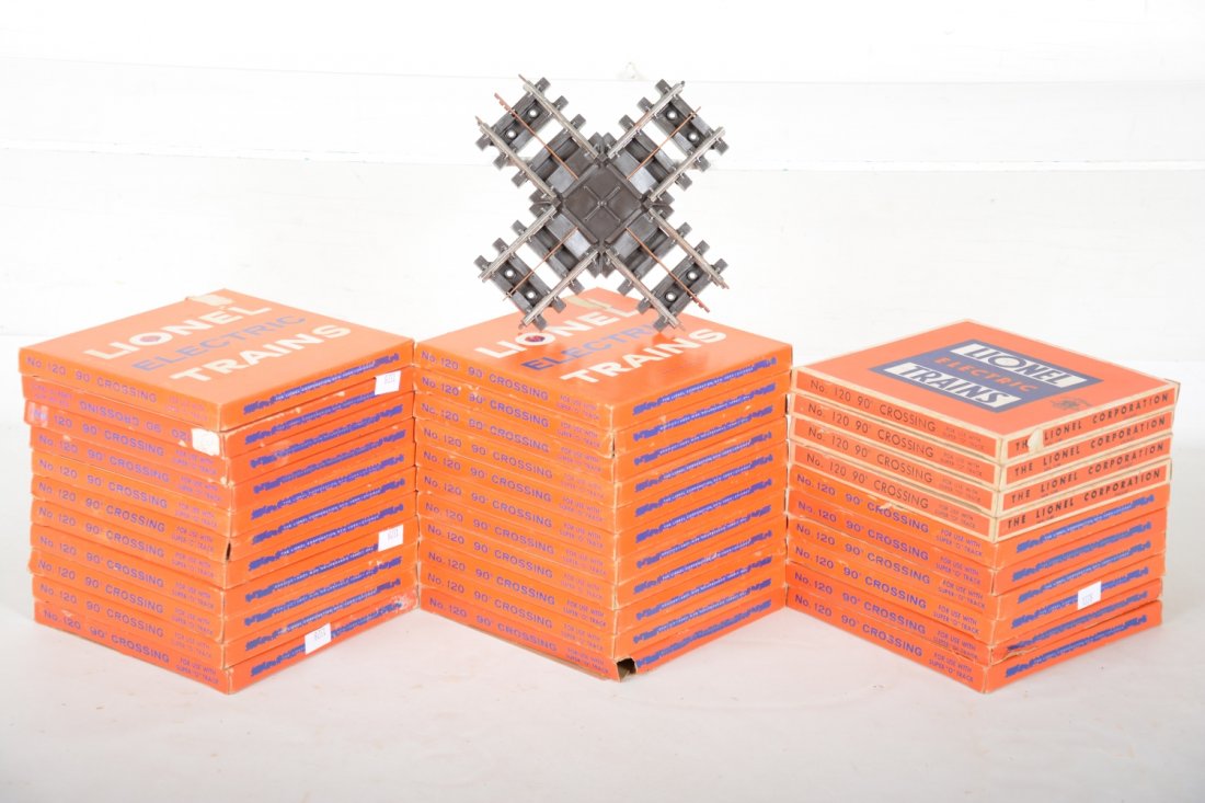 31 Boxed Lionel 120 Super O Cross Tracks (1 of 2)