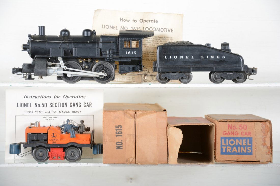Boxed Lionel 1615 & 50 Powered Units (1 of 4)