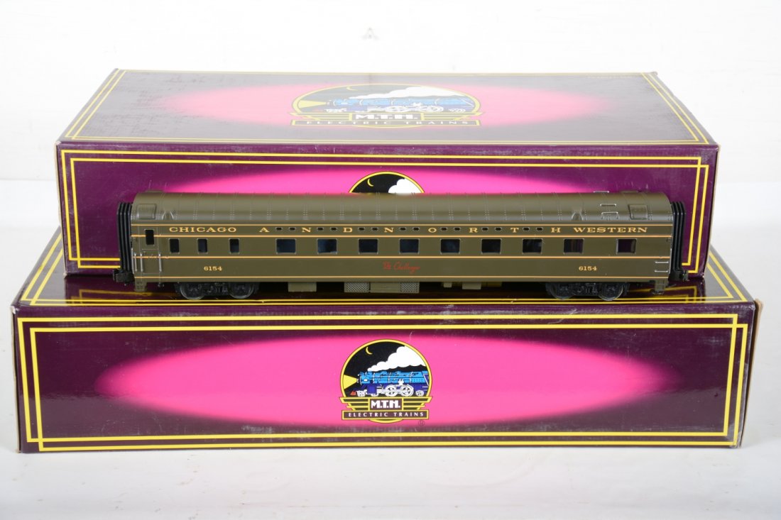MTH Premier 20-6536, 6636  C&NW Streamline Cars (1 of 1)