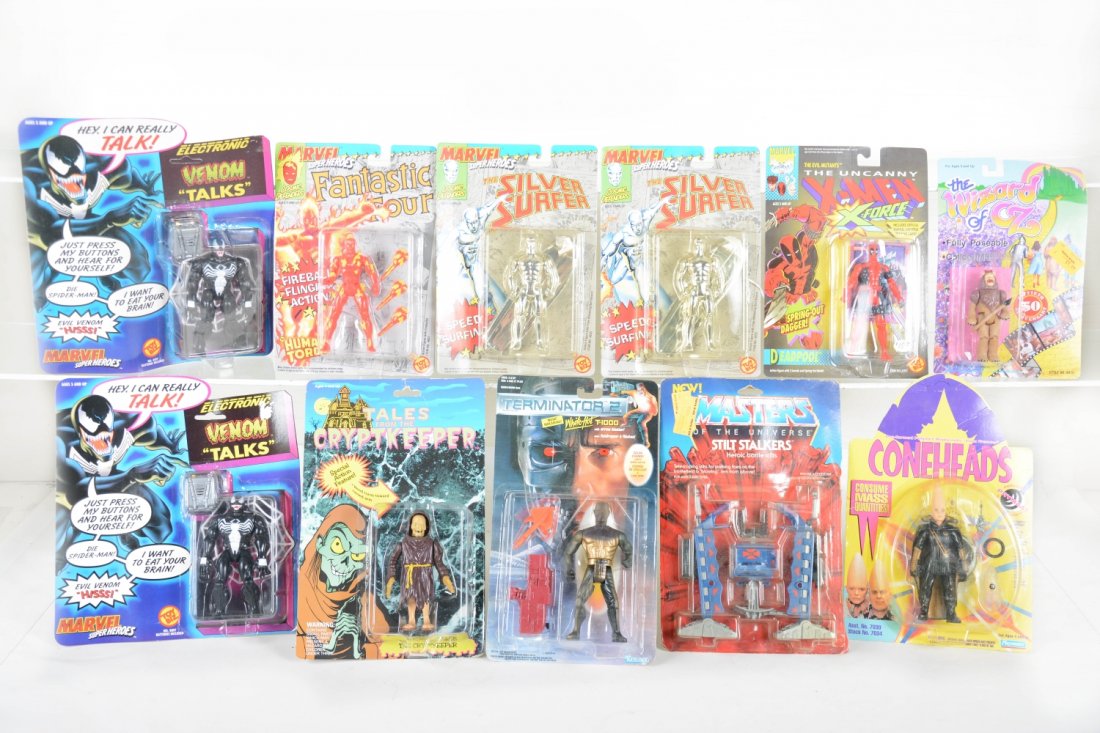 11 Assorted Mint on Card Action Figures (1 of 2)