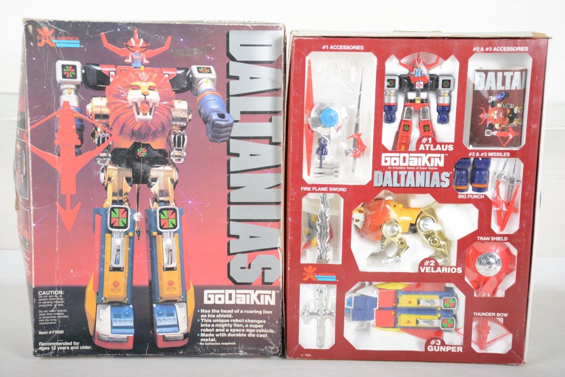 1982 Godaikin Daltanias Transformer Set (1 of 2)