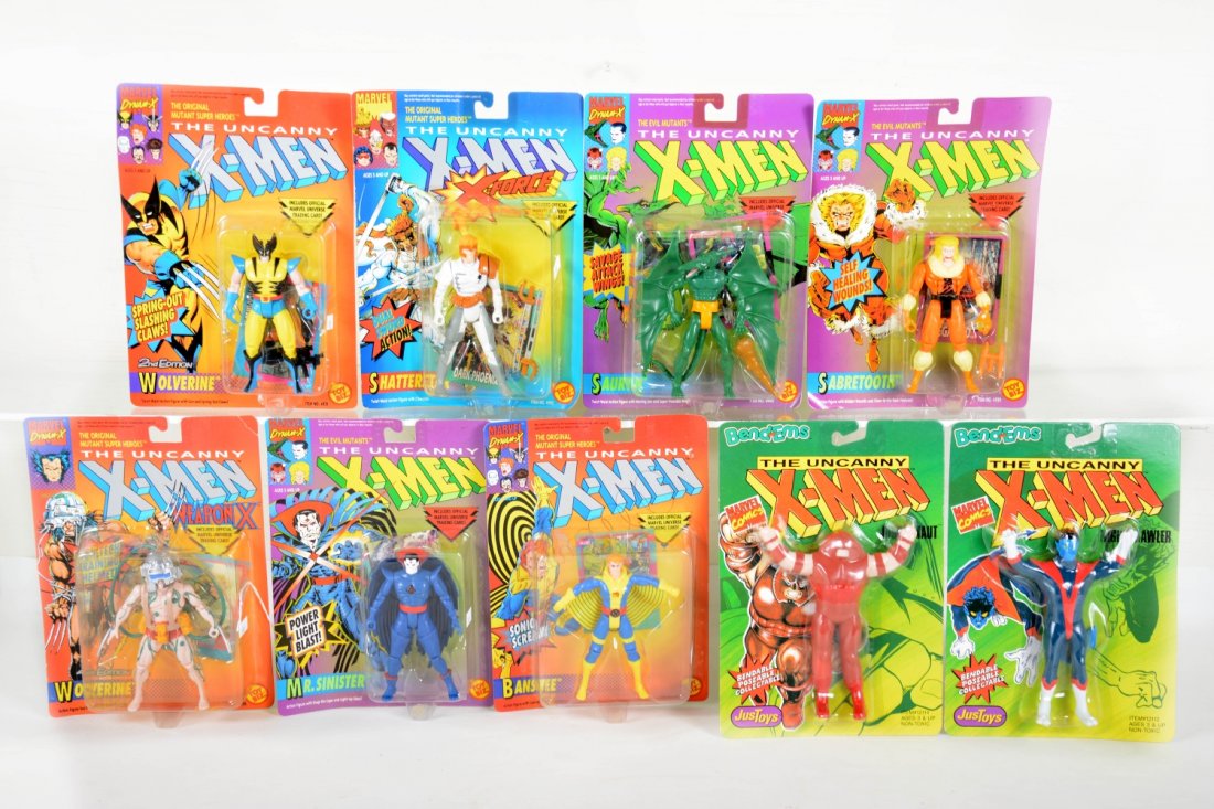 9 The Uncanny X-Men Action Figures (1 of 2)