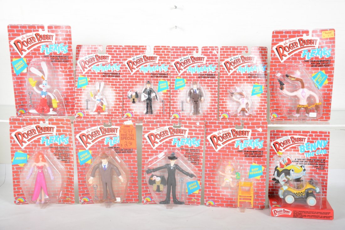 11 Roger Rabbit Action Figures, 1988 (1 of 2)