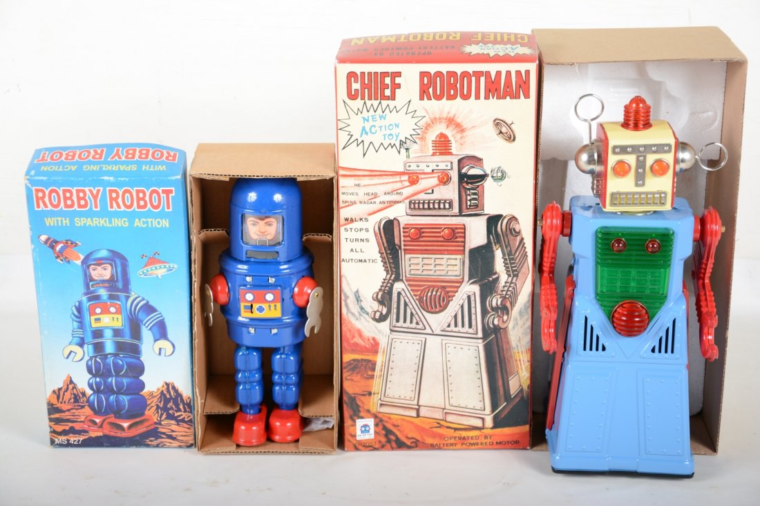 Modern Robby Robot & Chief Robotman (1 of 4)