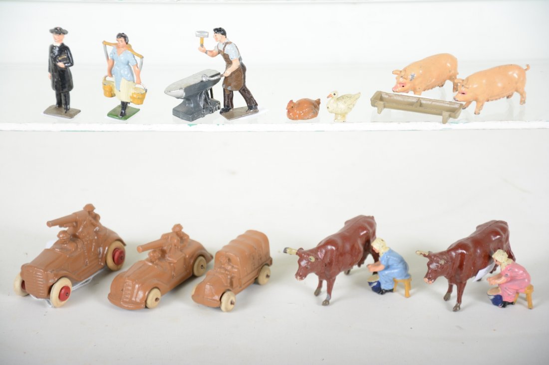 Britains and Barclay Figure & Vehicle Lot (1 of 2)